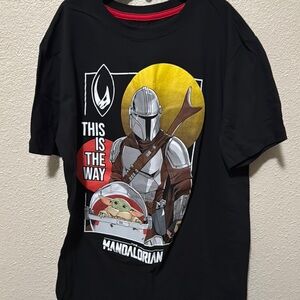 Star Wars Black and Red Mandalorian Tee